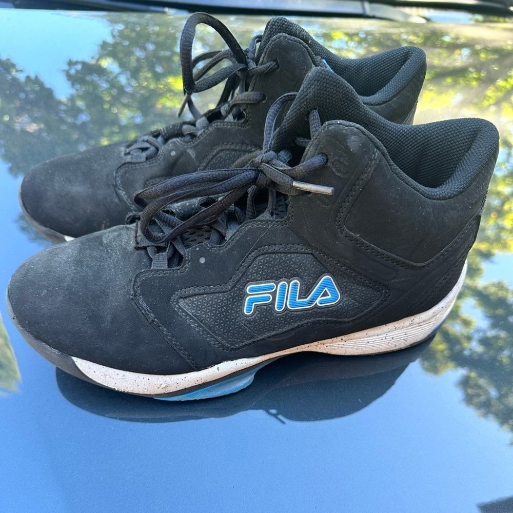 Fila Black and Blue Men's Sneakers